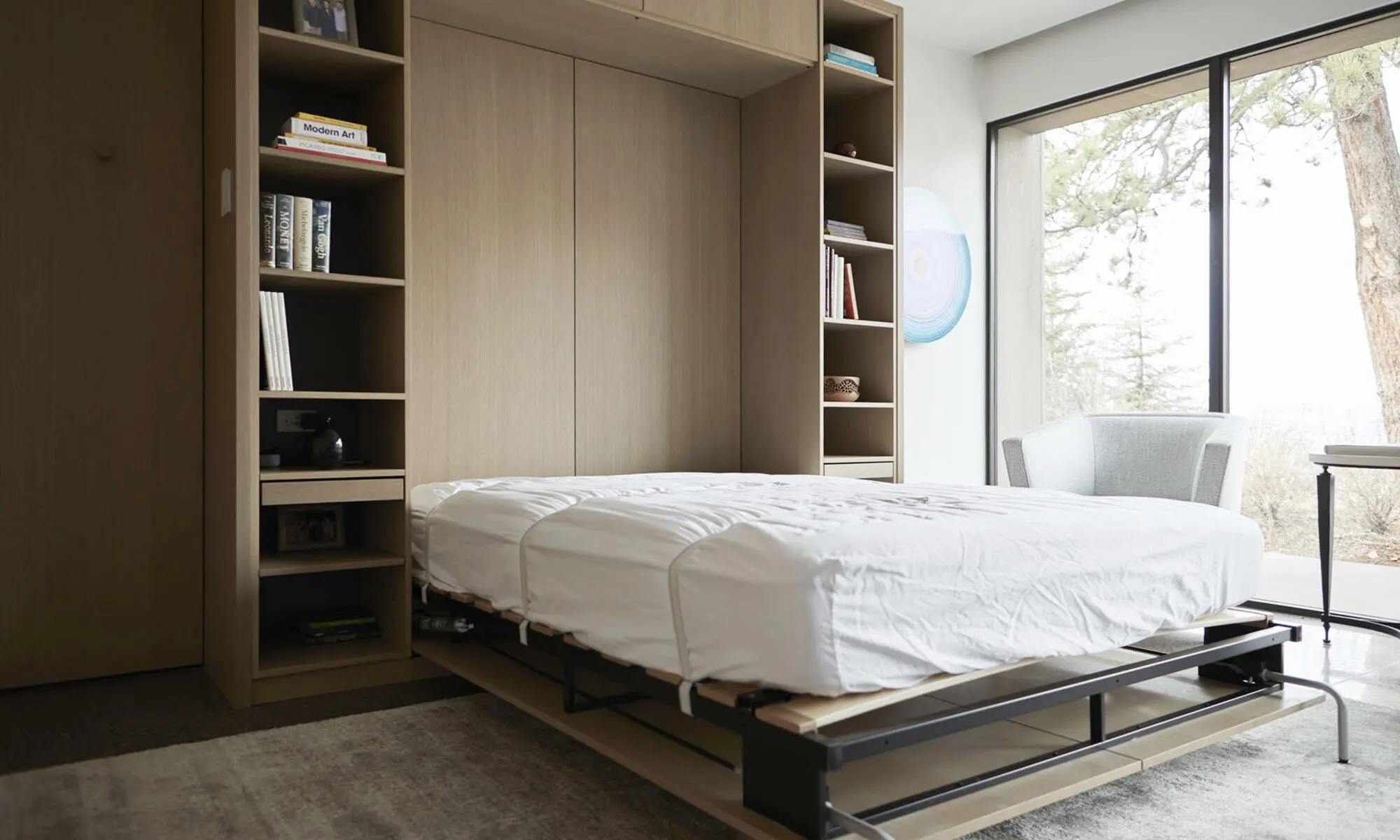 Bedroom design in an aspen home