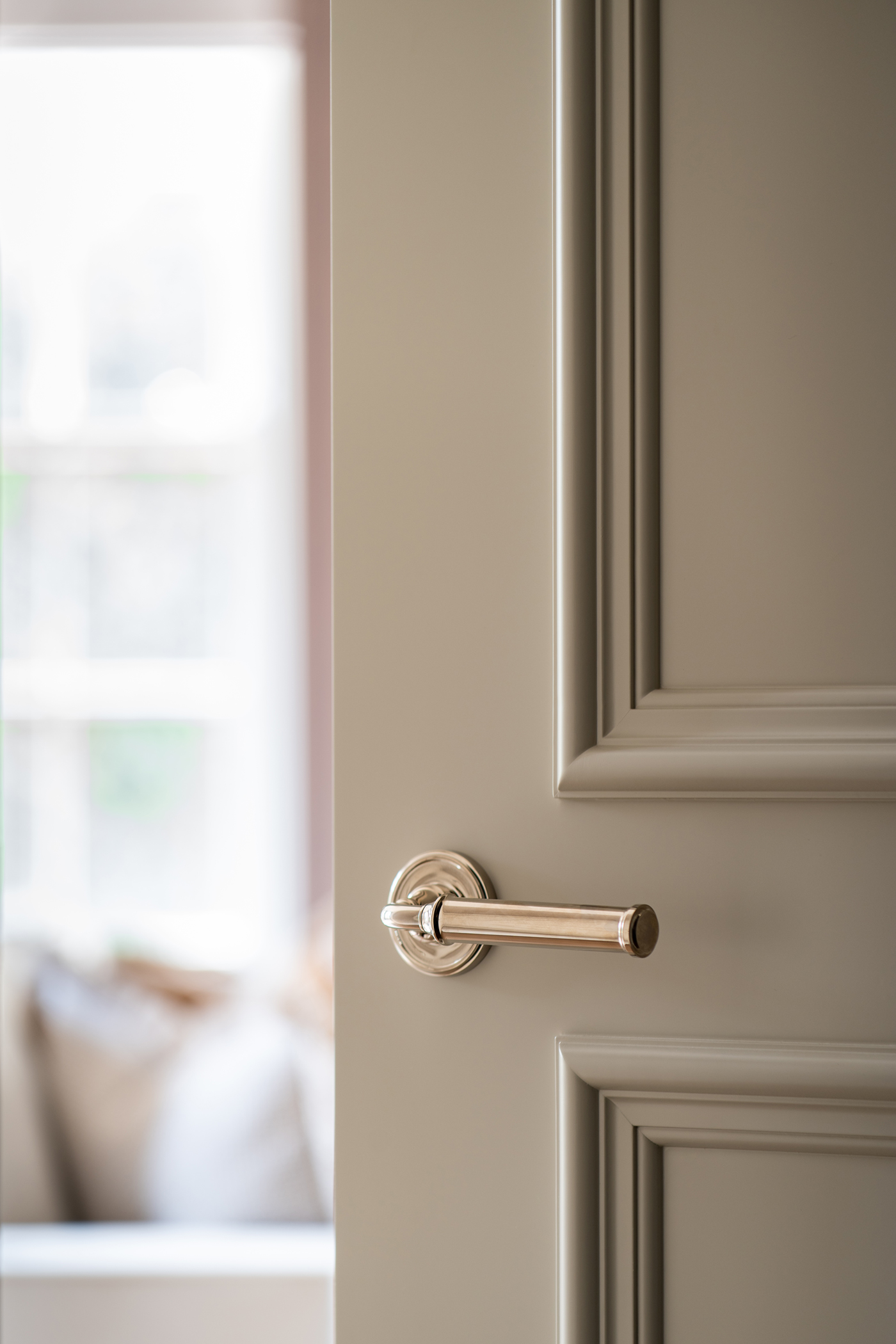 SGS Interiors Georgian style home with Samuel Heath Coniston door hardware