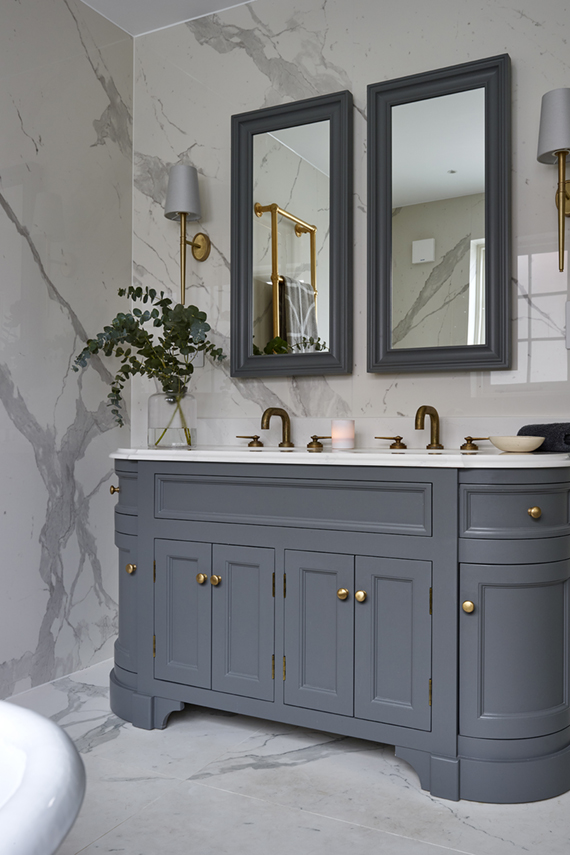 Samuel Heath Landmark basin taps in Urban Brass