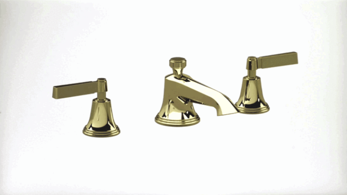 3D render of basin tap