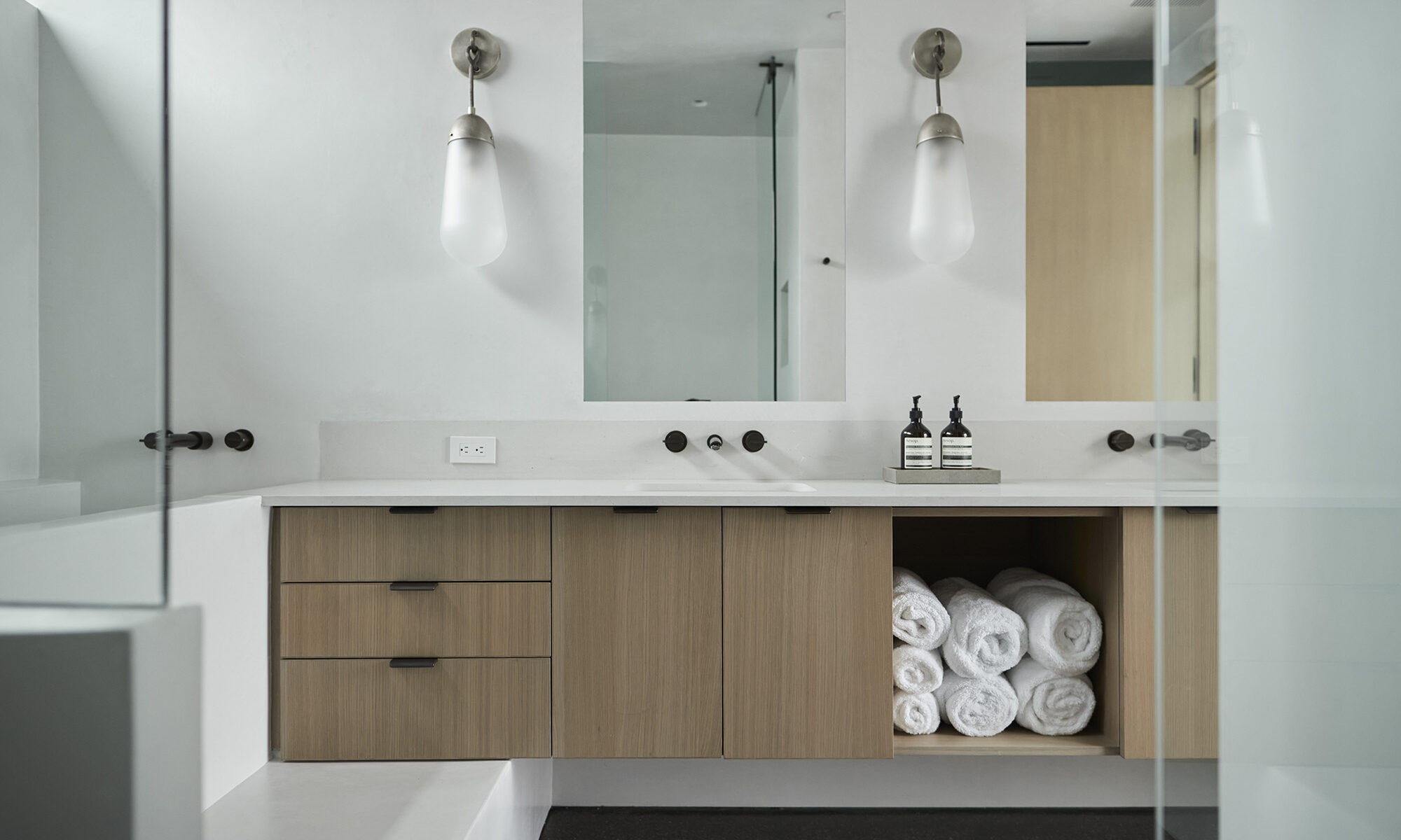 Luxury bathroom with faucets by Samuel Heath