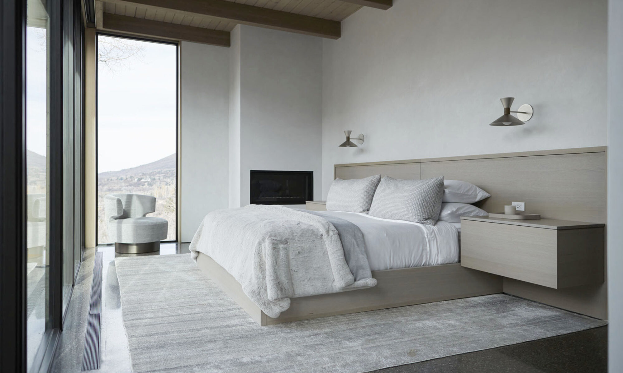 Bedroom design in Aspen home