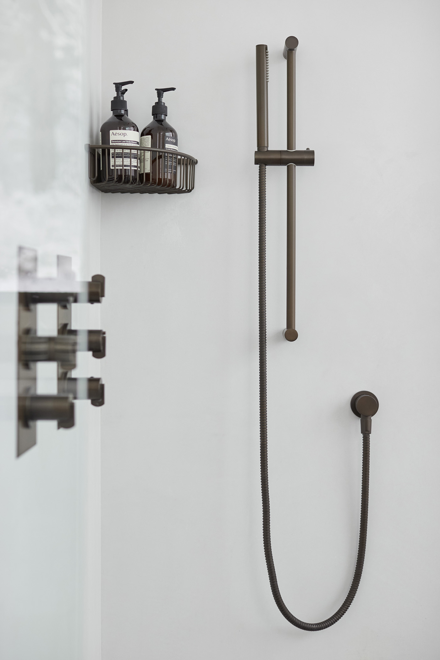 Matching bathroom accessories by Samuel Heath