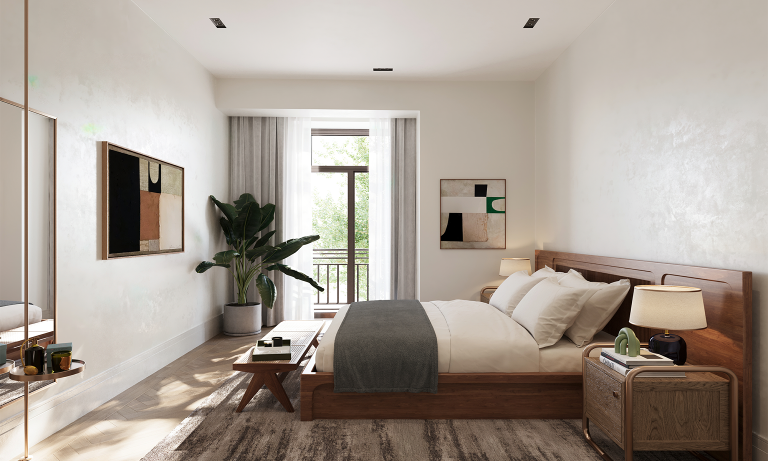 large and neutral bedroom